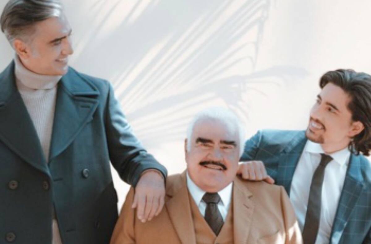 Vicente y Alejandro Fernández lloran por esta canción