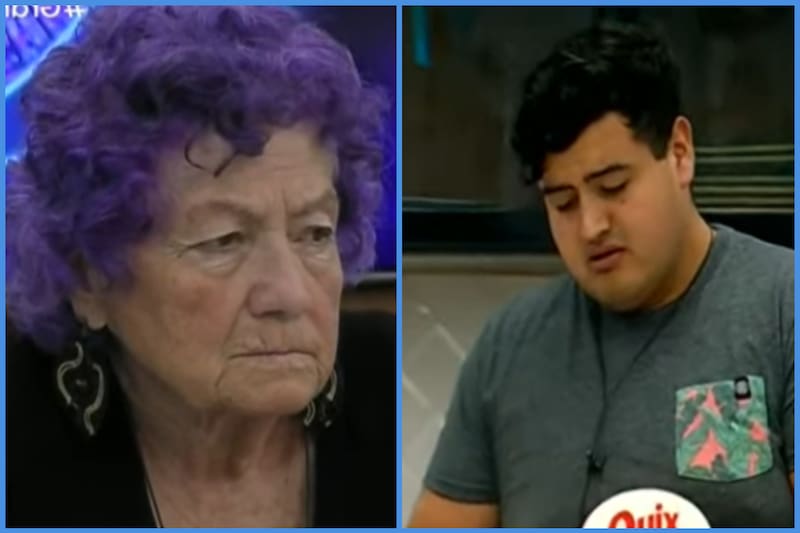 Mónica Ramos y Rubén Gutiérrez en “Gran Hermano” Chile