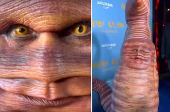 ¡Irreconocible!: Heidi Klum sorprendió a todos con particular disfraz para Halloween