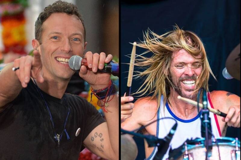 Chris Martin, líder de Coldplay El cantante británico y compañía rindieron sentido homenaje a Taylor Hawkins. - Créditos: Instagram
