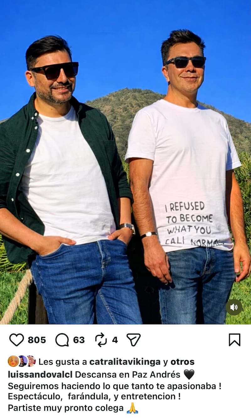 El periodista llora la partida de Andrés Caniulef.