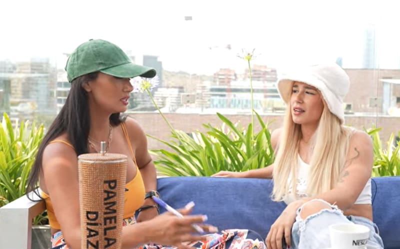 Pamela Díaz y Guarén se rieron de Nicole Block. Créditos: Pantallazo YouTube