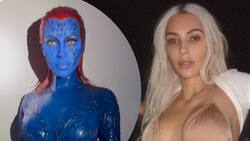 Kim Kardashian sorprendió al disfrazarse de Mystique de los X-Men