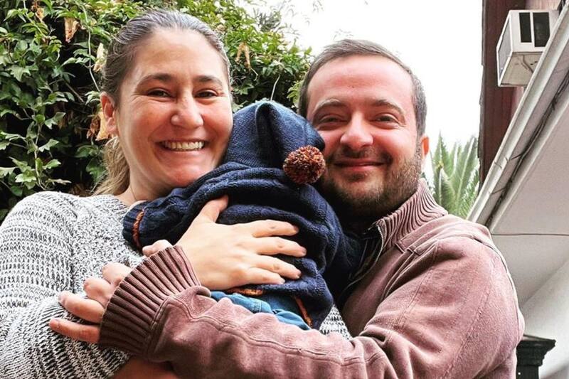 compartieron emotivos mensajes de cumpleaños para su hijo.