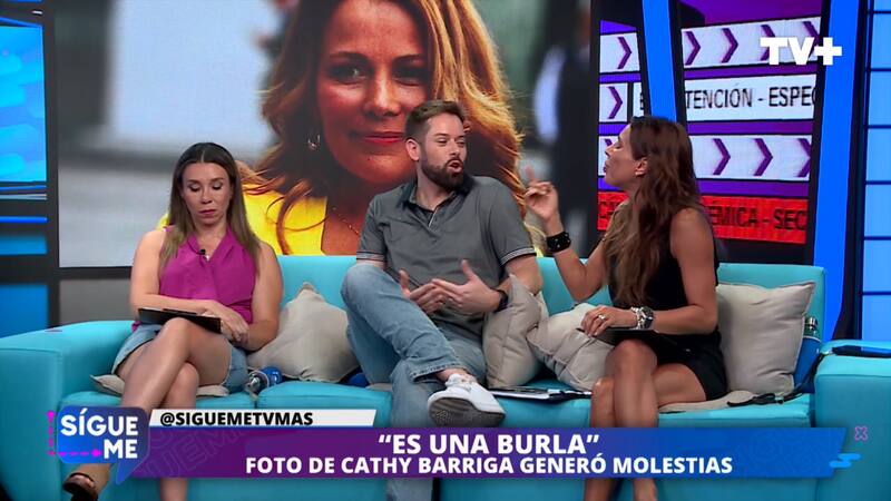 Panelistas de "Sígueme" hablaron sobre la posibilidad de Cathy Barriga de transmitir su arresto domiciliario.