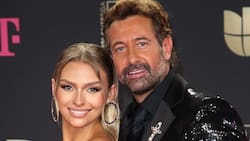 Irina Baeva y Gabriel Soto más enamorados que nunca en la alfombra magenta de Premio Lo Nuestro