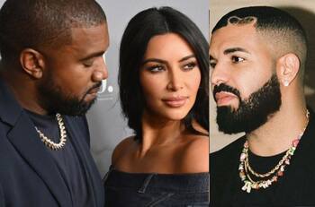 Kim Kardashian responde por primera vez a Kanye West tras acusarla de haberle sido infiel con Drake