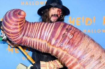 Heidi Klum reveló que su disfraz de gusano costó :"Mucho más de lo que cualquiera pensaría"