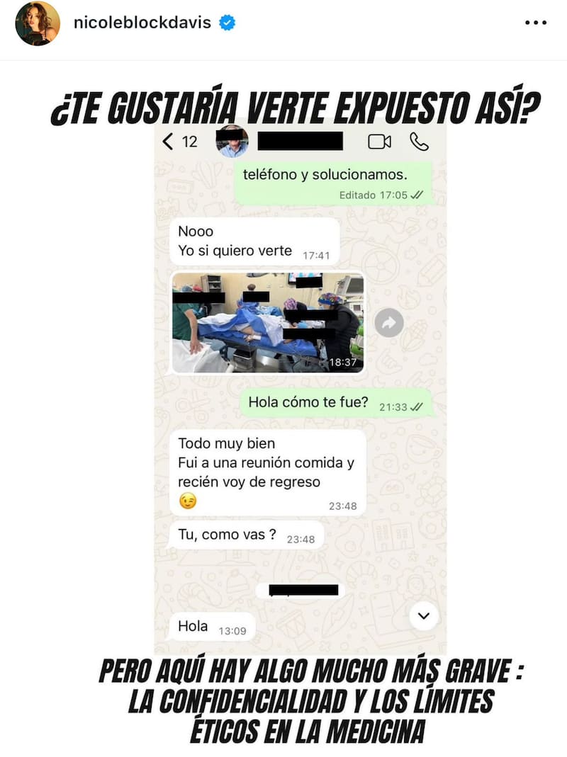 A través de su Instagram
Foto: Instagram @nicoleblockdavis