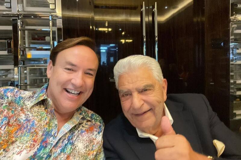 Javier Romero y Don Francisco - Créditos: Instagram