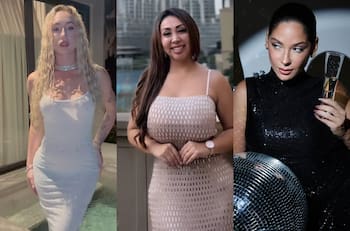 Brillos y blanco total: Los looks de Año Nuevo con los que los famosos arrasaron