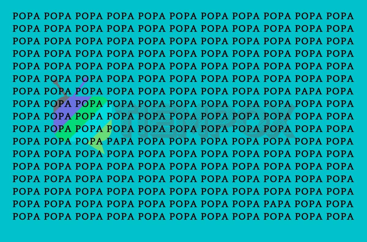 Test Visual: Encuentra las palabras "PAPA" en solo 5 segundos