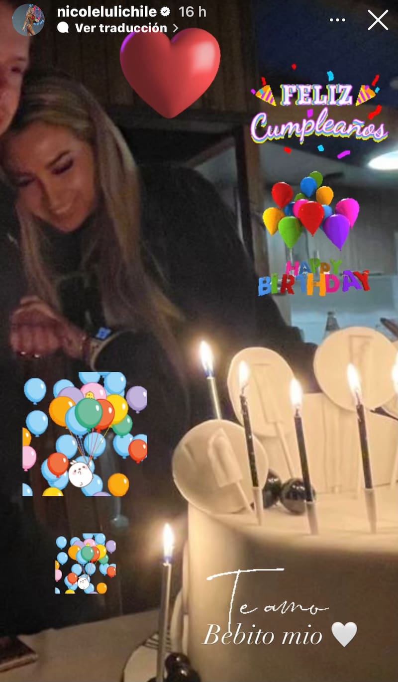 La modelo celebró el cumpleaños de su hijo Francisco.