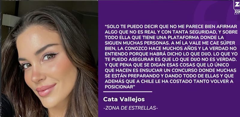 La influencer respondió sin filtro a Vale Roth.