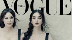 Dos bellezas de antología: Mónica Bellucci y Deva Cassel en la portada de Vogue