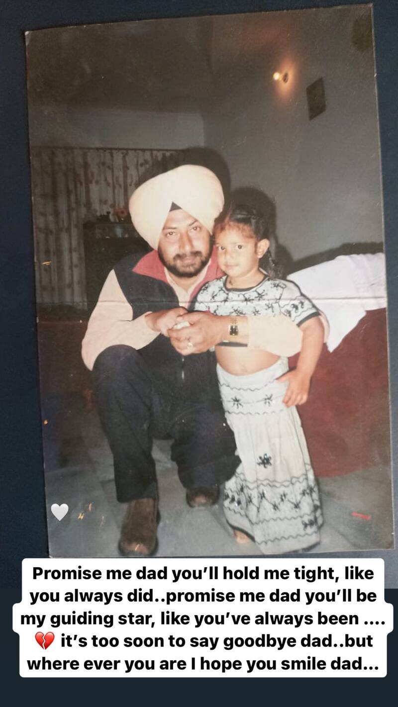 La ex Miss Unvierso se despide de su padre, Pritam, quien falleció repentinamente por un paro cardiaco.