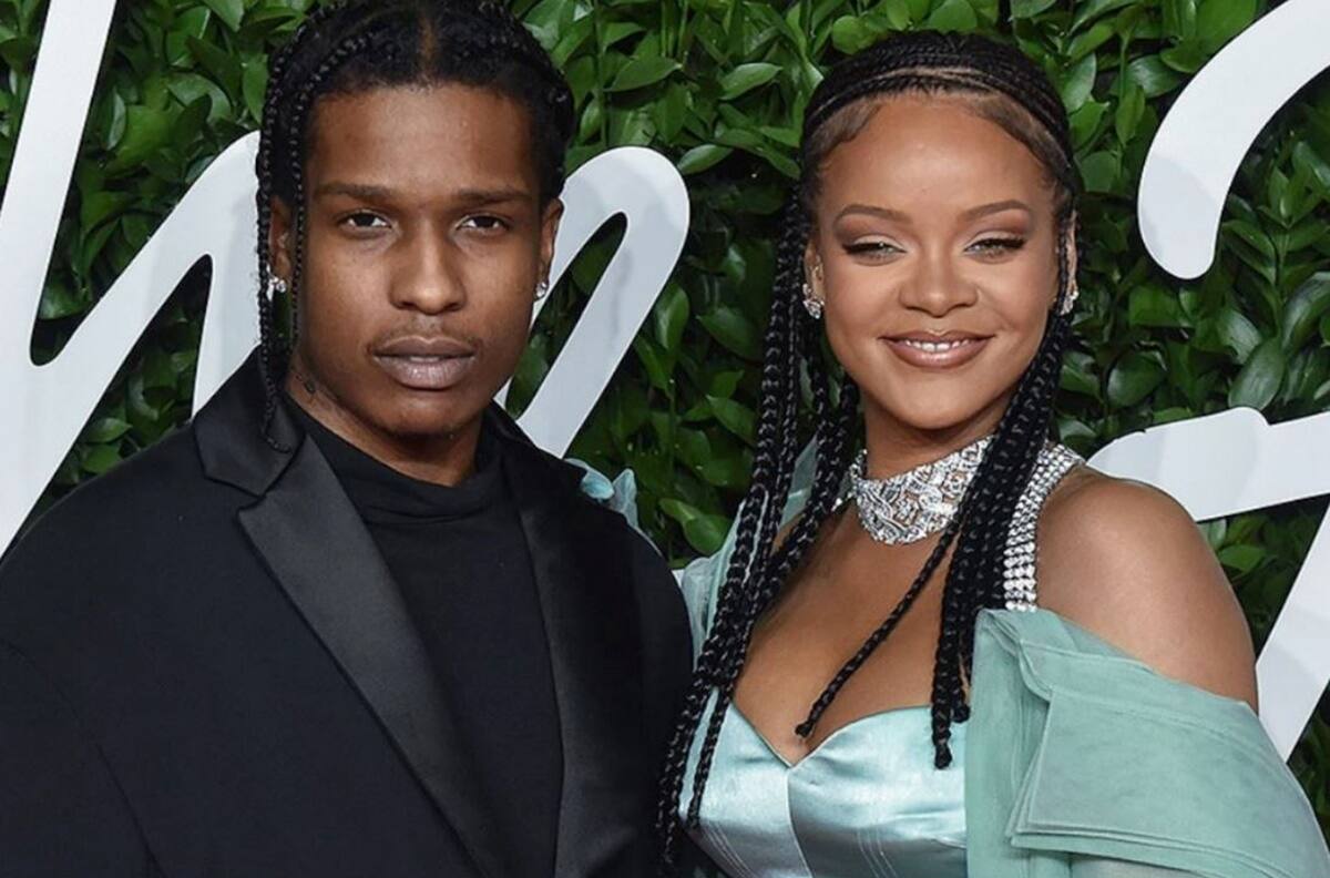 Rihanna es captada por primera vez a una semana de convertirse en madre