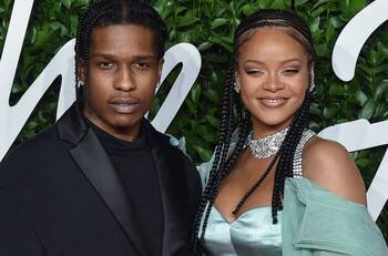 Rihanna es captada por primera vez a una semana de convertirse en madre