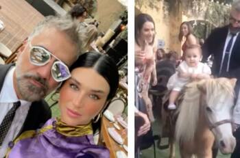 Así se vivió el bautizo de Cayetana, la primer nieta de Alejandro Fernández