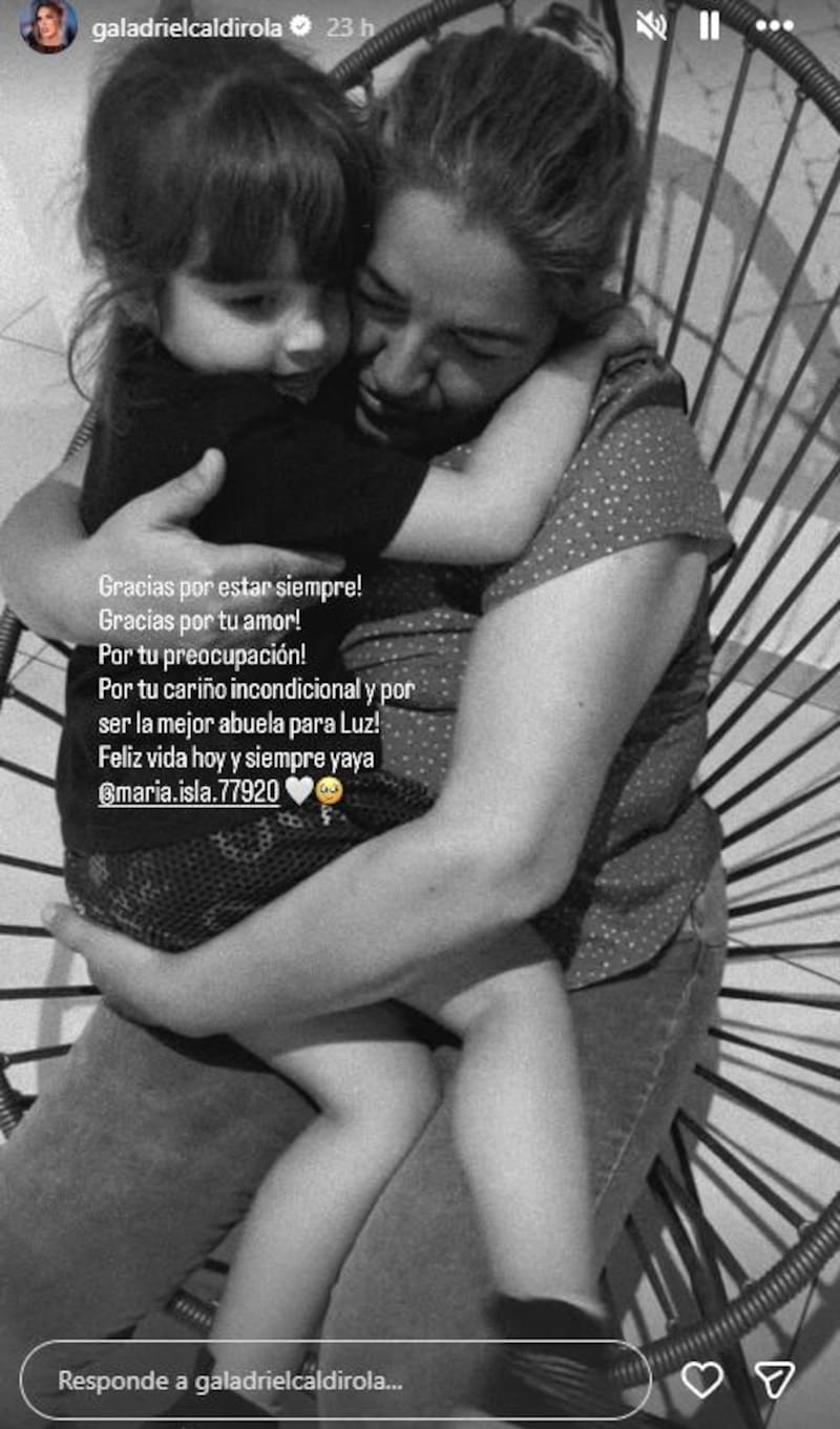 La española le dedicó tiernas palabras a su exsuegra.