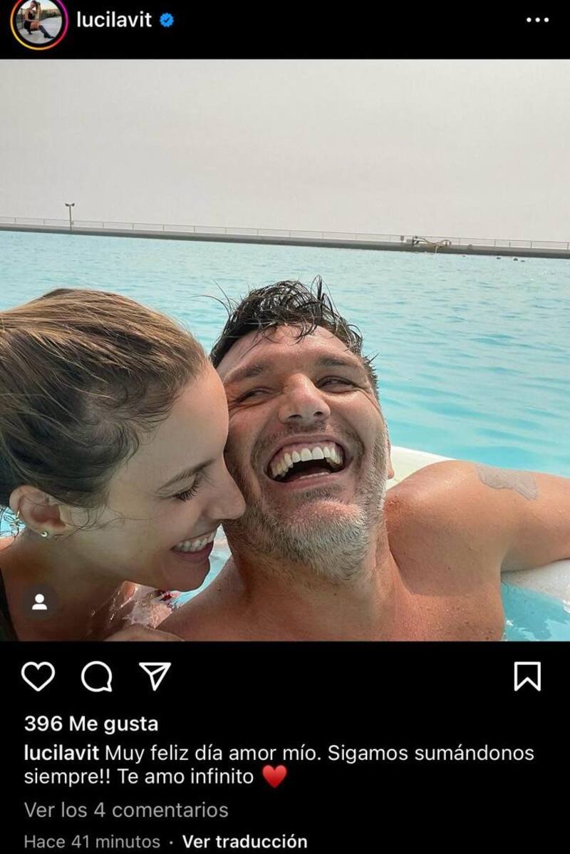 Lucila Vit y Rafael Olarra celebran el Día de San Valentín.