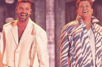 El dúo perfecto! Ricky Martin y Carlos Vives hicieron vibrar a Bogotá