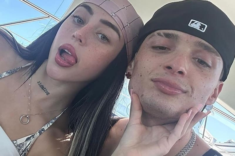 y Peso Pluma se conocieron a través de redes sociales. Créditos: Instagram