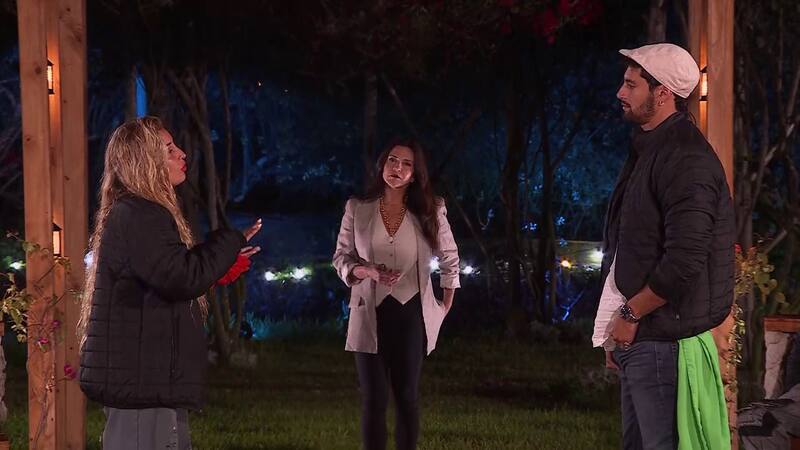 Daniela Castro encaró a Jhonatan Mujica. Créditos: Canal 13