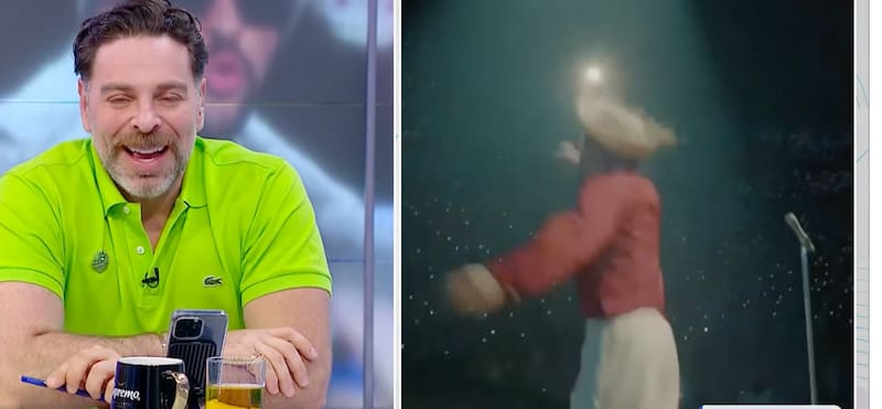 El animador impactó con su fanatismo por Bad Bunny.