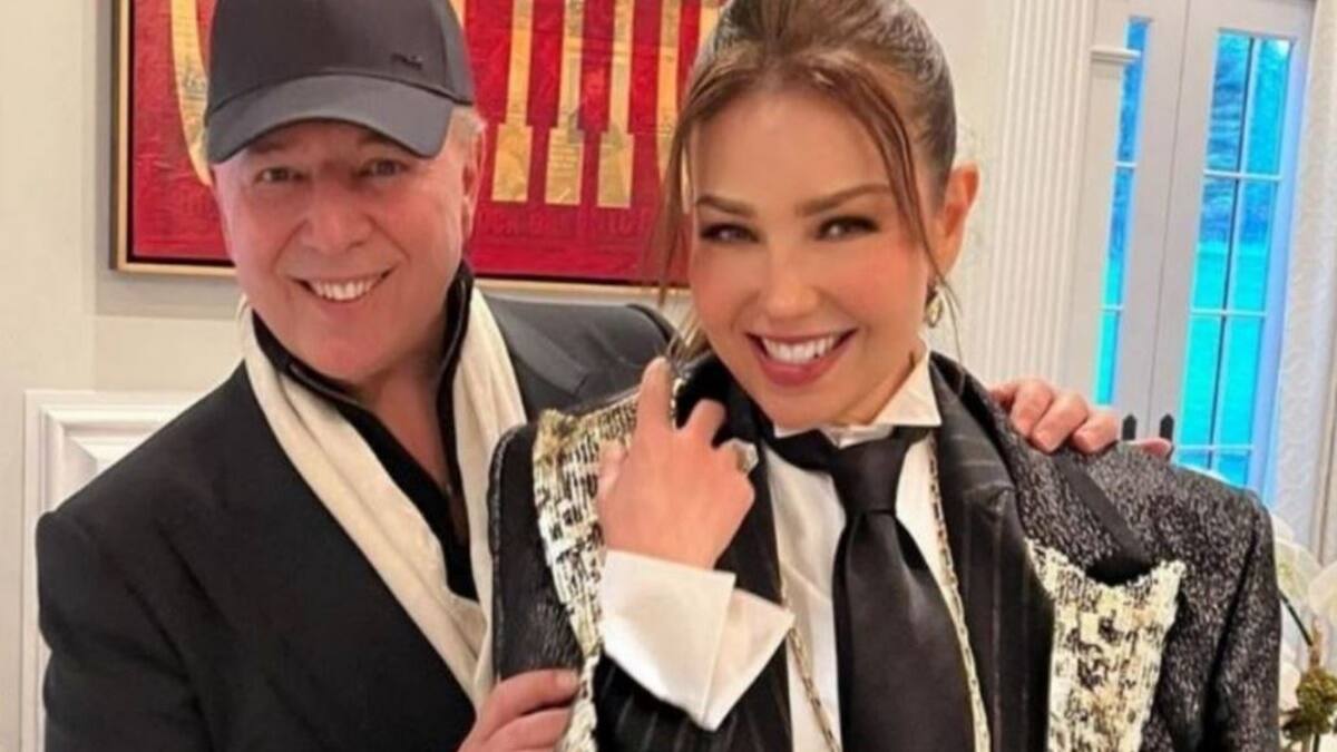 Así se veían Thalía y Tommy Mottola el día de su boda