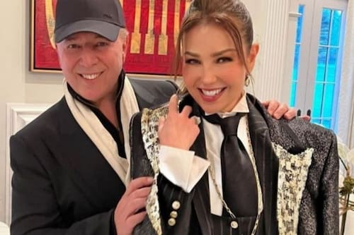 Así se veían Thalía y Tommy Mottola el día de su boda