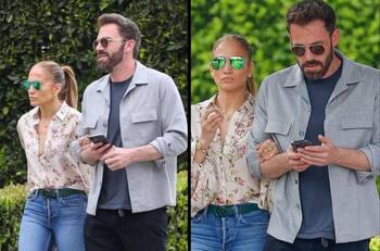 Jennifer Lopez y Ben Affleck causan furor en su visita a la escuela de uno de los hijos del actor