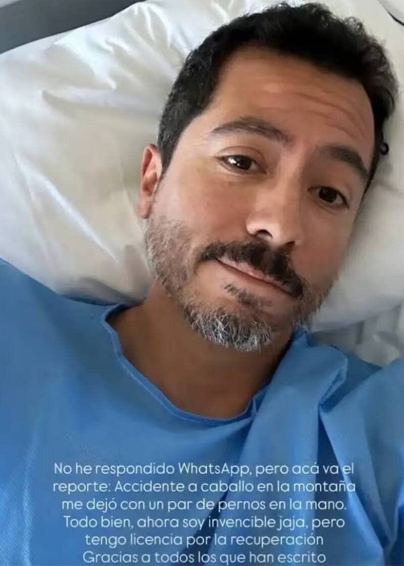 El notero de Canal 13 sufrió grave accidente.