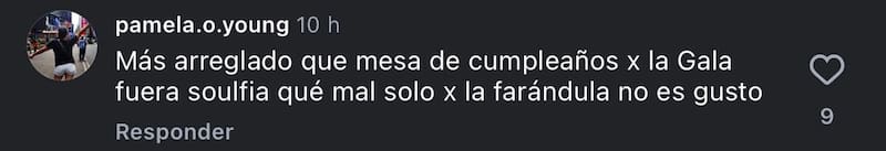 Y las duras críticas del público a Gala Cardirola.
Foto: Instagram