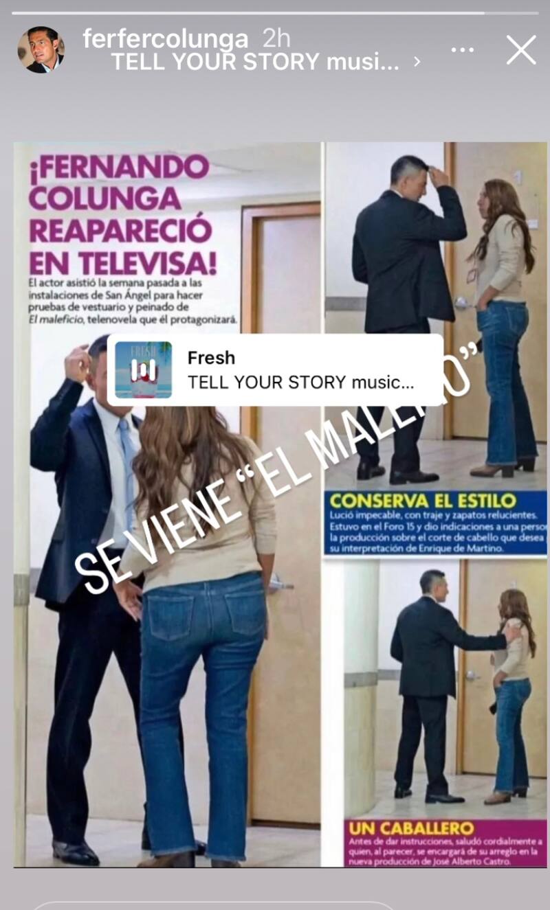 Revelan la nueva imagen del actor para "El maleficio"