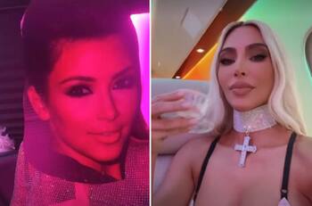 Khloé Kardashian imita a Kim Kardashian en su fiesta de cumpleaños y le manda recado a Usher