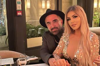 Vicente Fernández Jr y su prometida, Mariana González, viajan a las Vegas y juegan a casarse