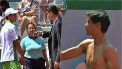 En cueros: Rodrigo Pacheco cae en Roland Garros tras un escándalo por la publicidad de su camiseta