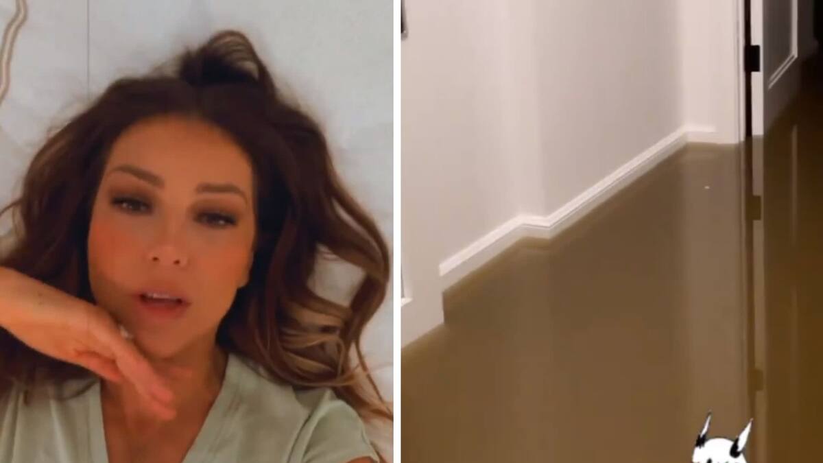 Thalía sufre los estragos de las inundaciones y sufre pérdida millonaria