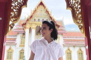 Scarlet Gruber presume su romántico y divertido viaje por Tailandia