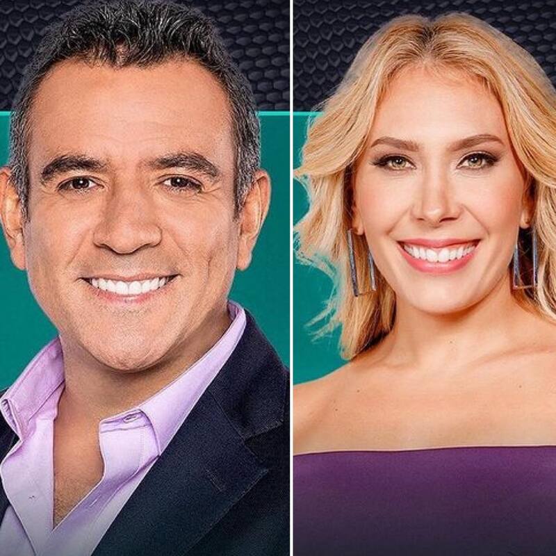 La Casa de los Famosos Héctor Sandarti y Jimena Gallego serán los conductores del nuevo reality de Telemundo. - Créditos: Instagram @lacasadelosfamosos