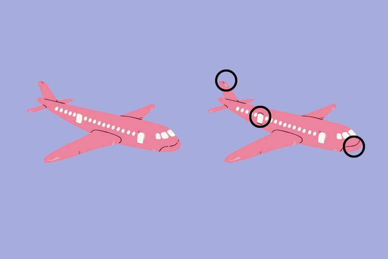 Ilustración de aviones.