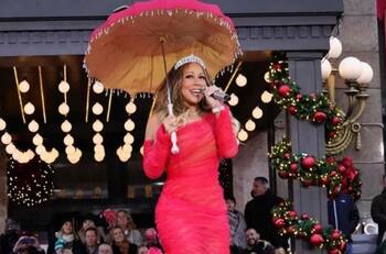 Mariah Carey y sus gemelos se roban el show en el desfile del Día de Acción de Gracias
