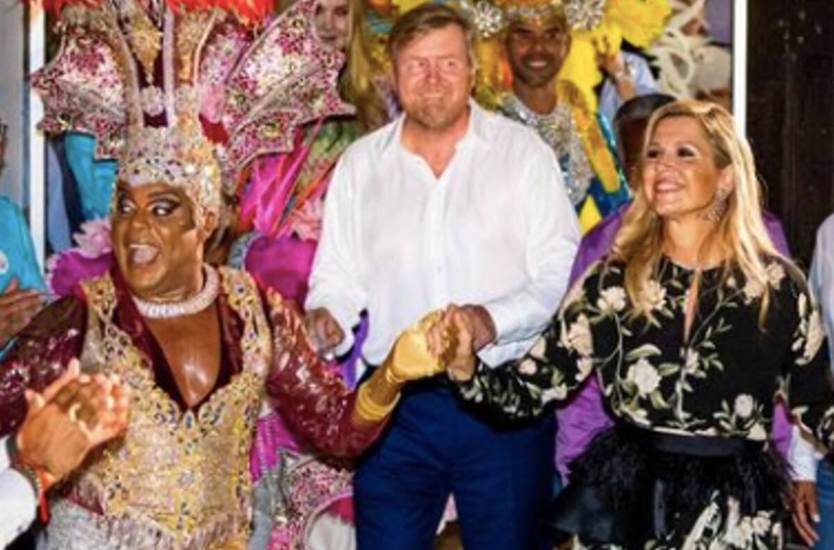La reina Máxima de Holanda bailó samba como toda una latina en un festival de Aruba