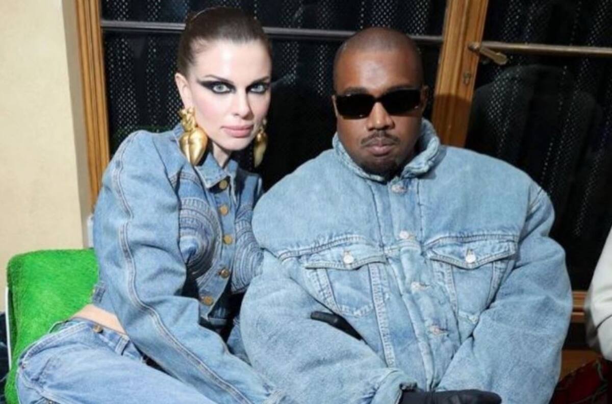 Kanye West y Julia Fox presumen su amor en la Semana de la Moda en París