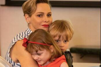 Princesa Charlene celebró el cumpleaños número 8 de sus gemelos de la manera más especial