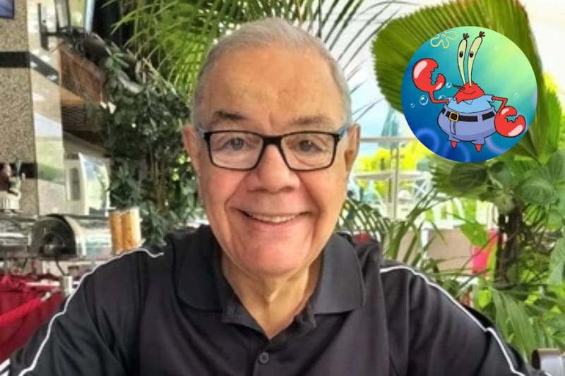 Luis Pérez Pons le dio vida a Don Cangrejo en "Bob Esponja".