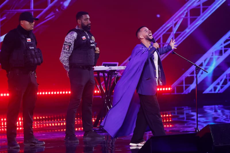 En su ingreso a la Quinta Vergara. Foto: Agencia Aton