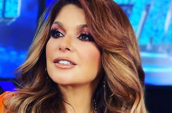 Itatí Cantoral y su reacción al ver video íntimo de Fernando Colunga en programa en vivo