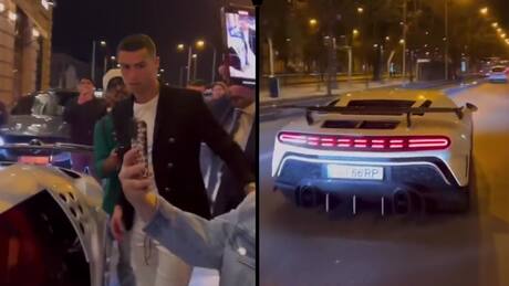 El lujoso Bugatti que solo tiene 10 copias en el mundo y que Cristiano Ronaldo lució en España